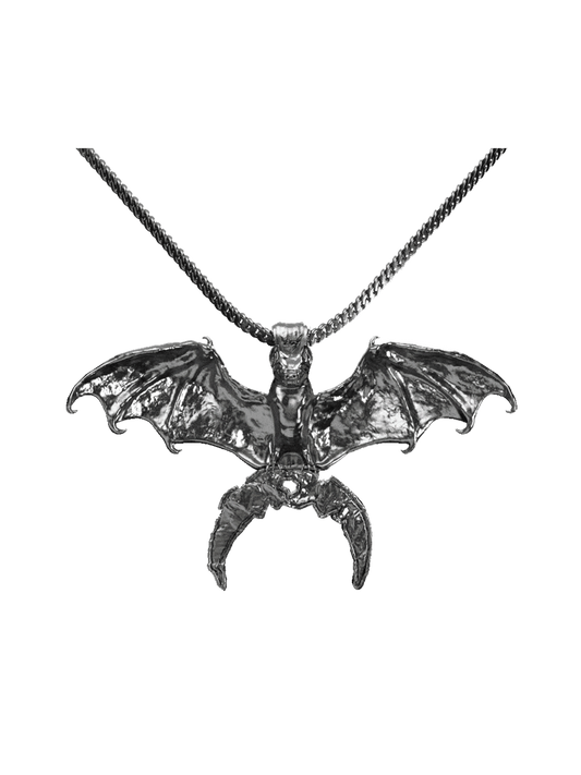 SILVER BAT PENDANT