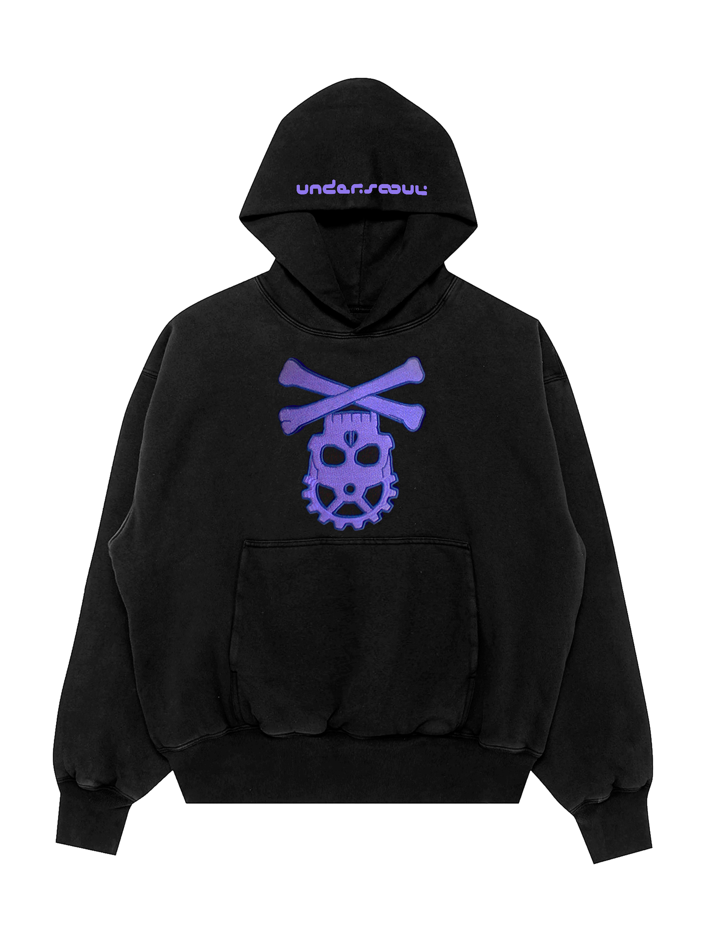 PURPLE «GÖTTA FIGHT» HOODIE