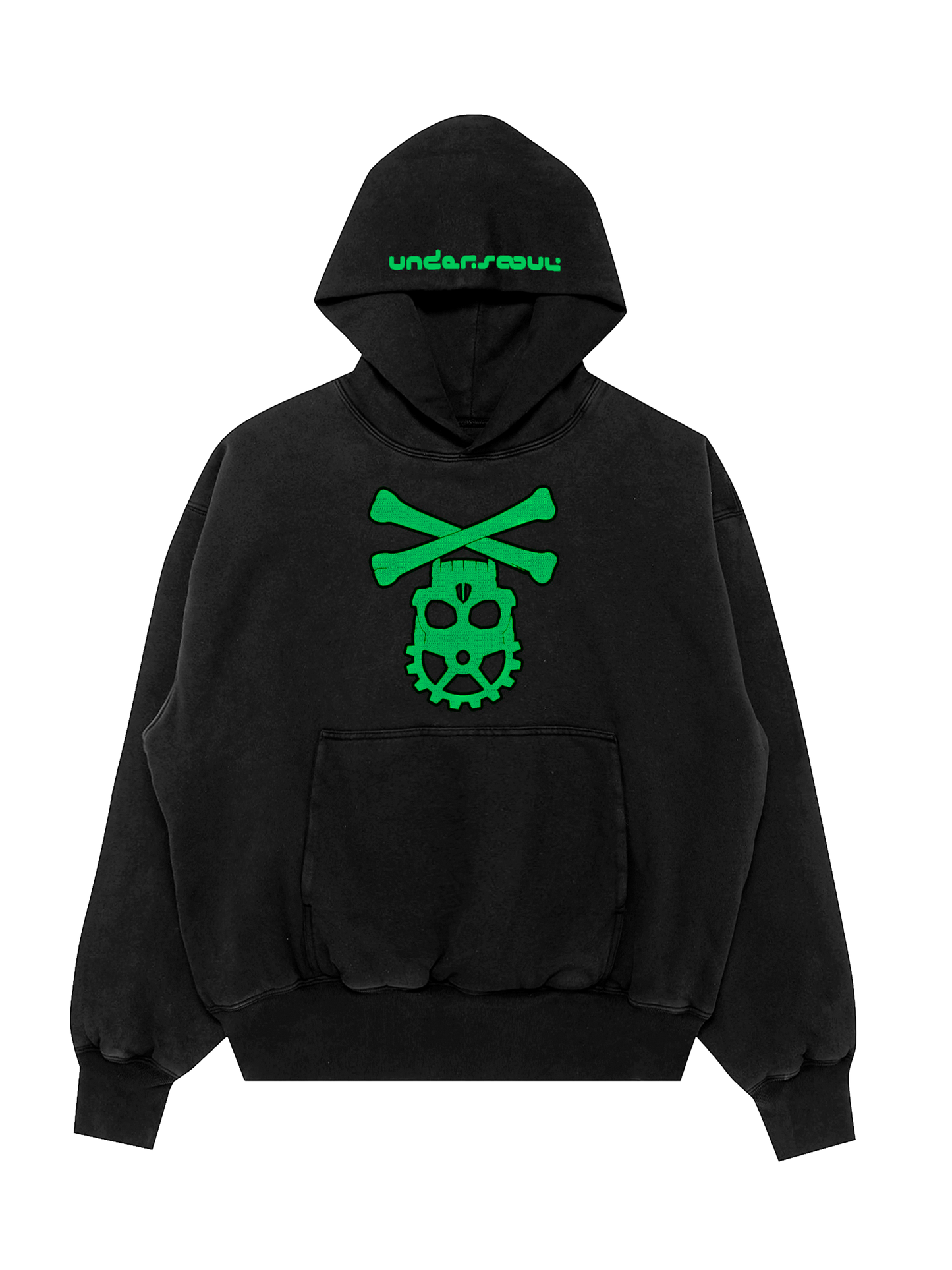 GREEN «GÖTTA FIGHT» HOODIE