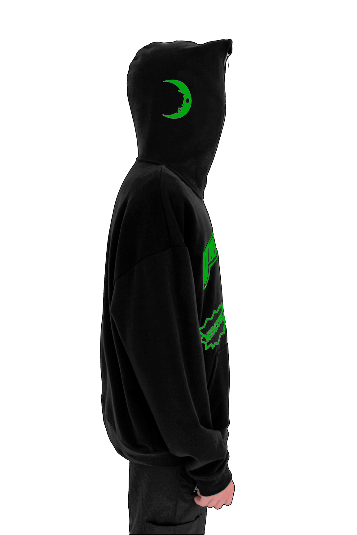 GREEN «UNDERWOOD» FULL ZIP HOODIE