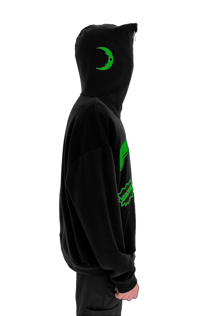 GREEN «UNDERWOOD» FULL ZIP HOODIE