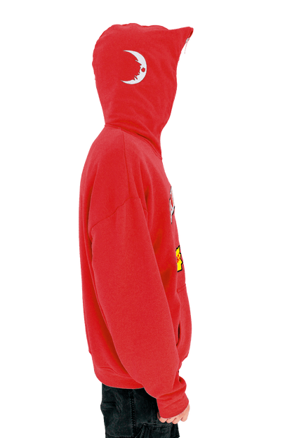 RED «UNDERWOOD» FULL ZIP HOODIE