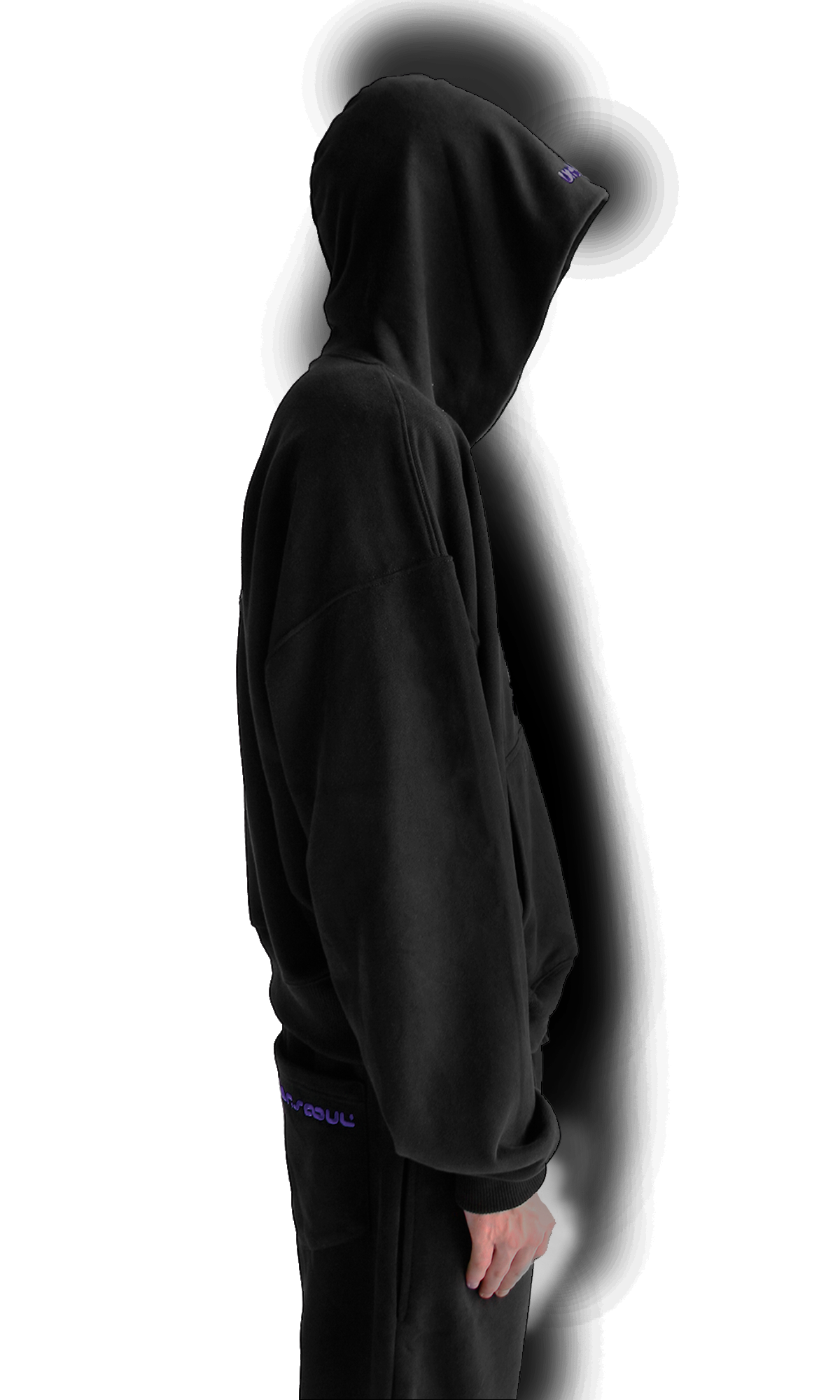 PURPLE «GÖTTA FIGHT» HOODIE