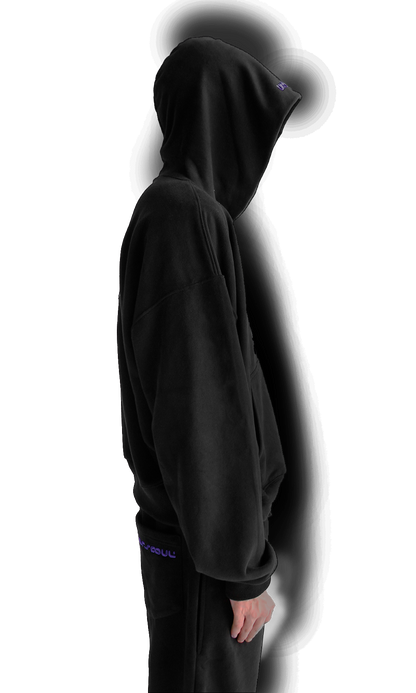 PURPLE «GÖTTA FIGHT» HOODIE